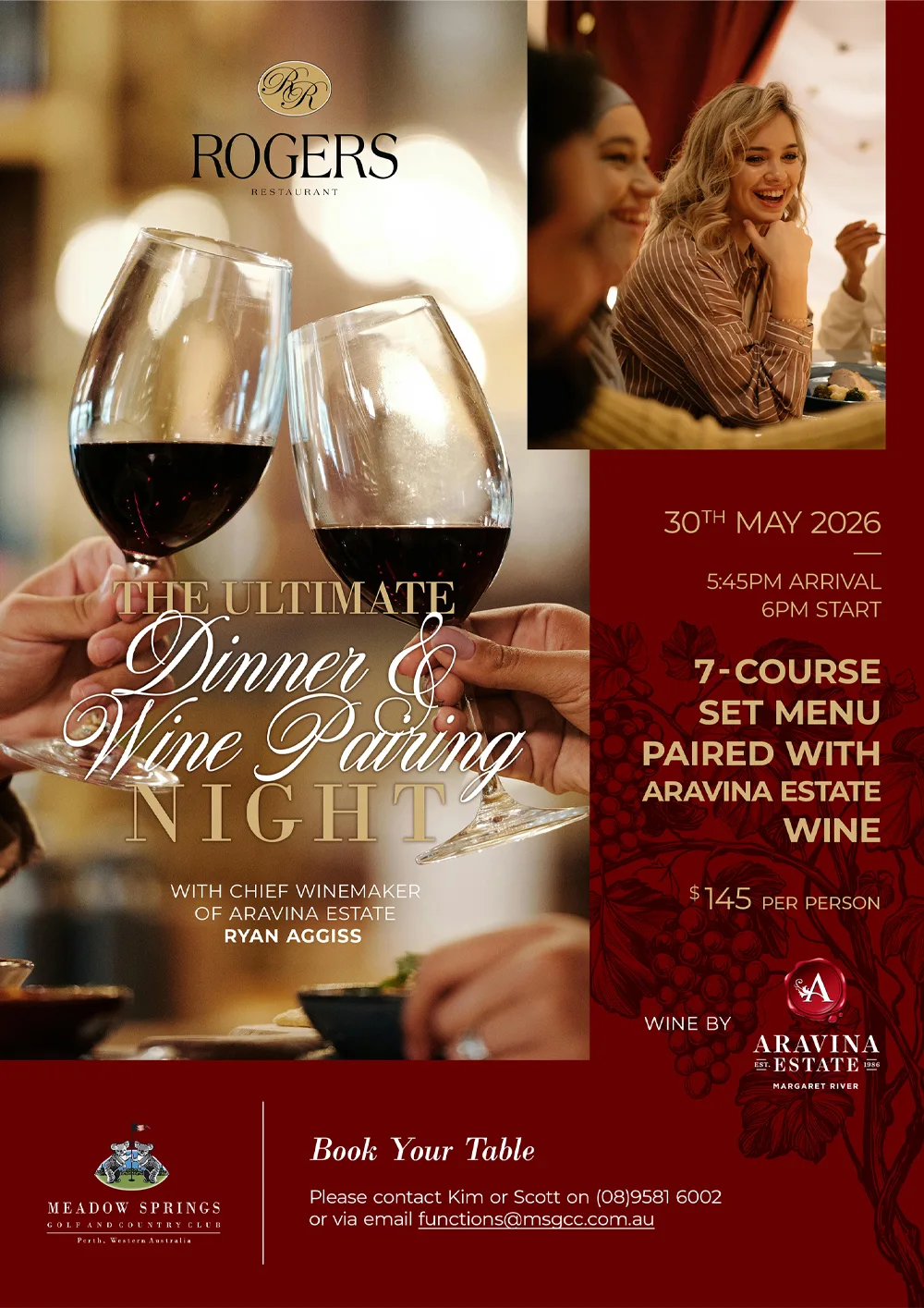 The Ultimate Dinner & Wine Pairing Night